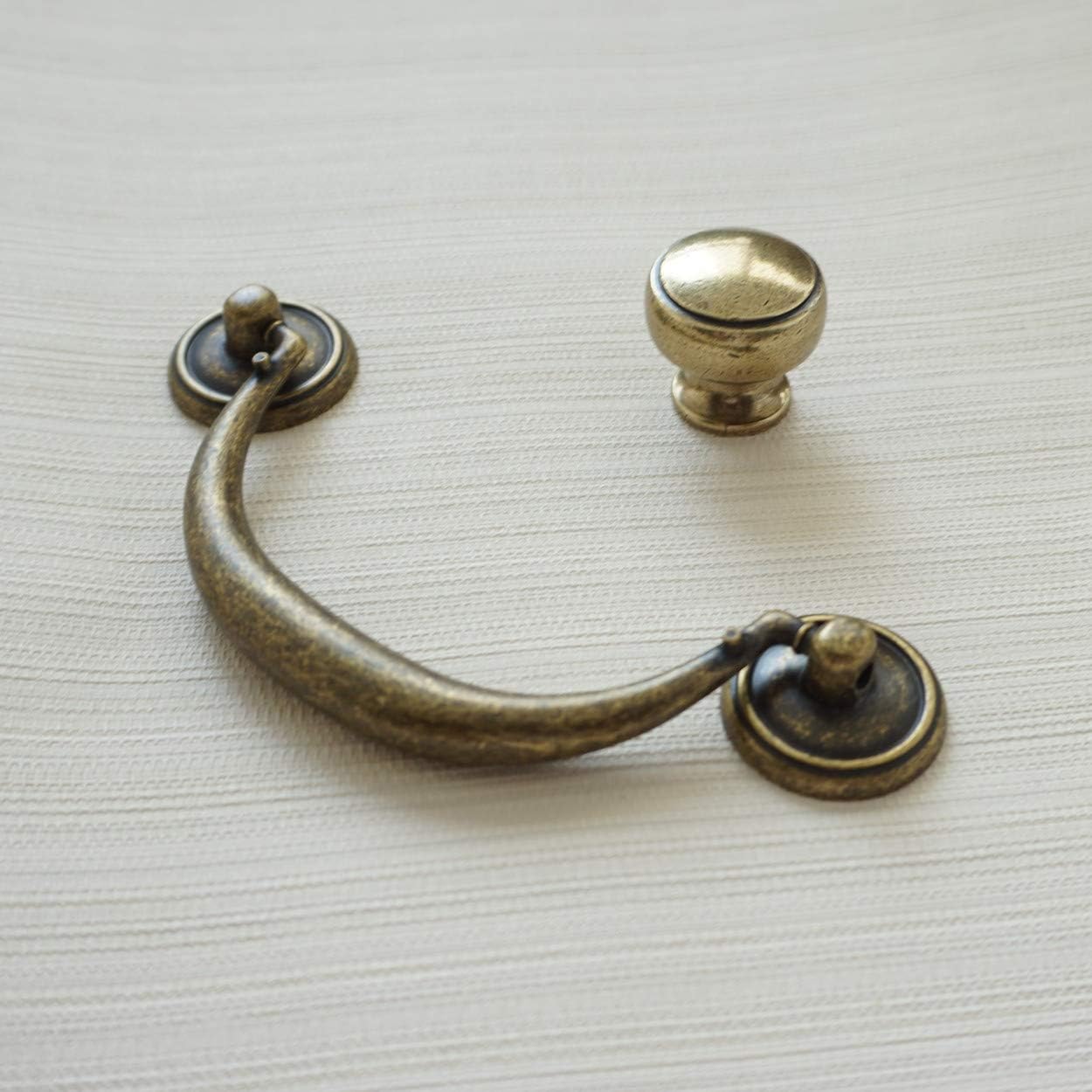 Antique Bronze Cabinet Handles - Furniture Hardware Drop Pulls review and price