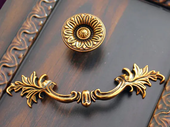 Vintage Drawer Pulls Handles D - Furniture Hardware Drop Pulls review and price