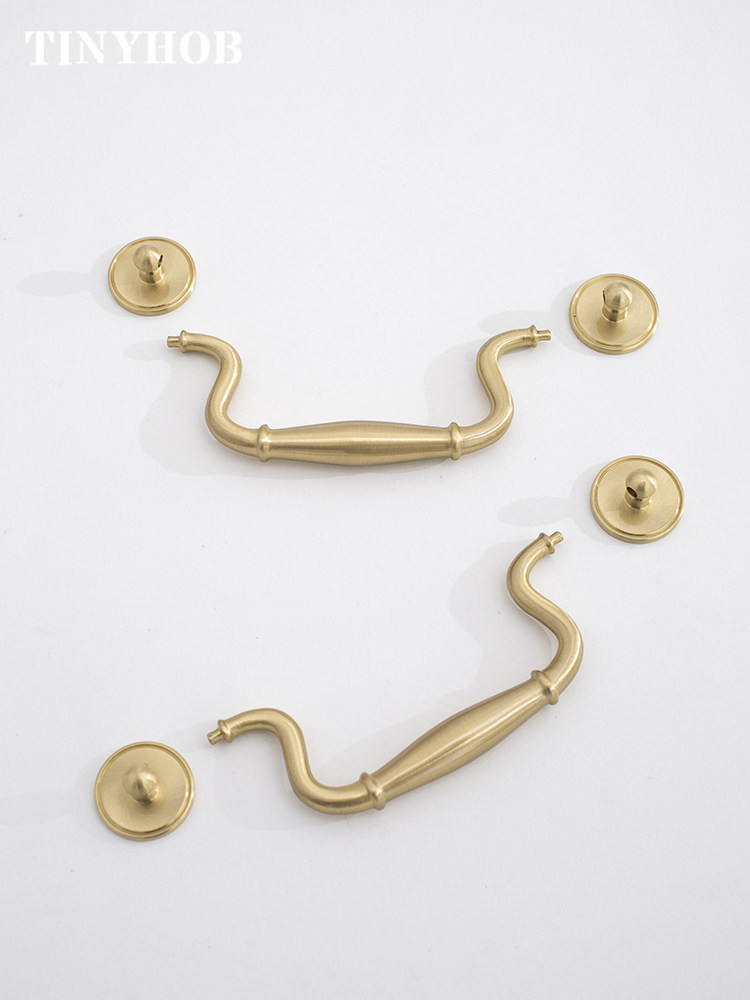 Luxury Vintage Solid Brass Dro - Furniture Hardware Drop Pulls review and price