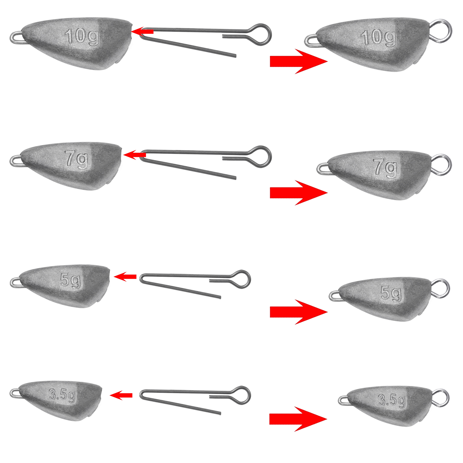 5pcs Jig Head Fishing Weight,  - Furniture Hardware Jig review and price