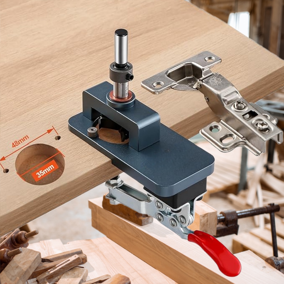 35mm Hinge Jig - Precise Borin - Furniture Hardware Fitting review and price