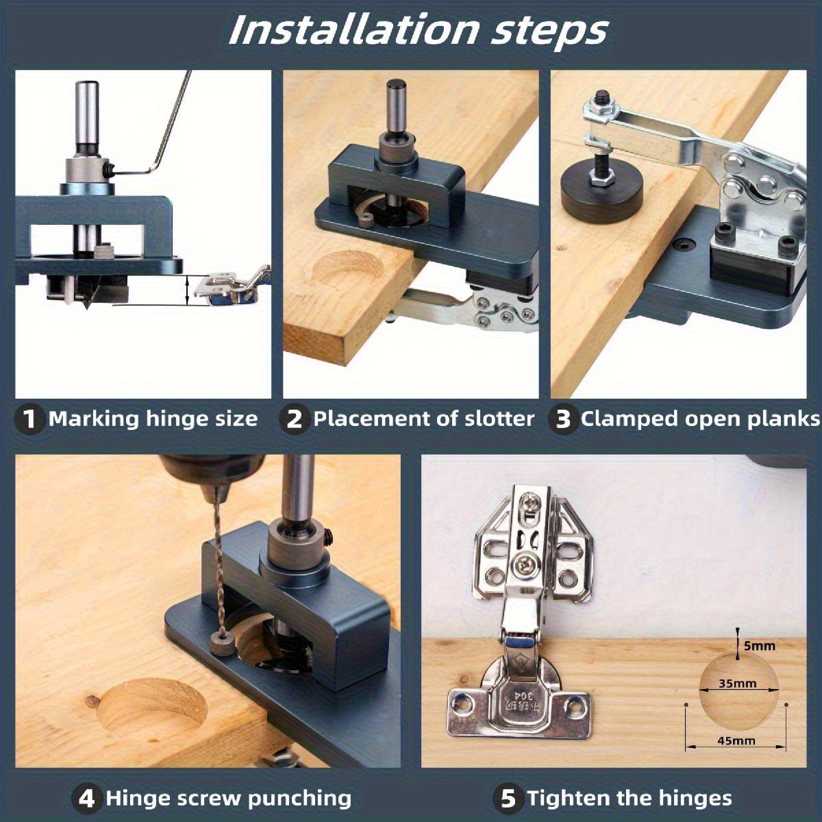 35mm Hinge Jig - Precise Borin - Furniture Hardware Fitting review and price