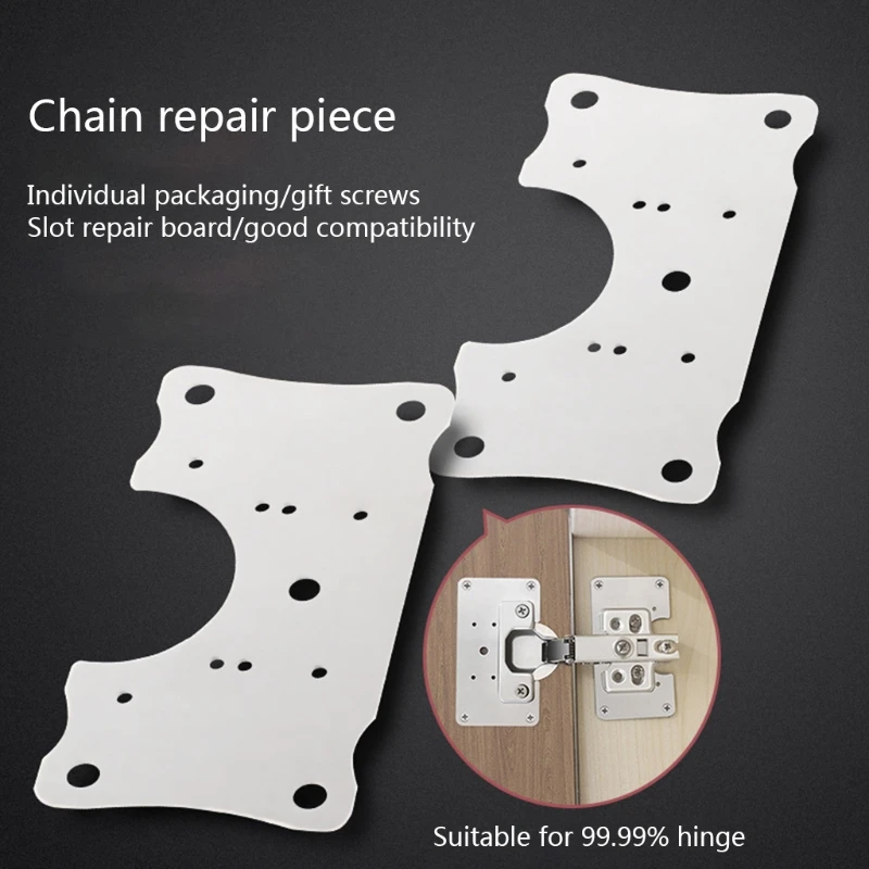 4 Pcs Cabinet Hinge Repair Pla - Cabinet Hinge Overlay review and price
