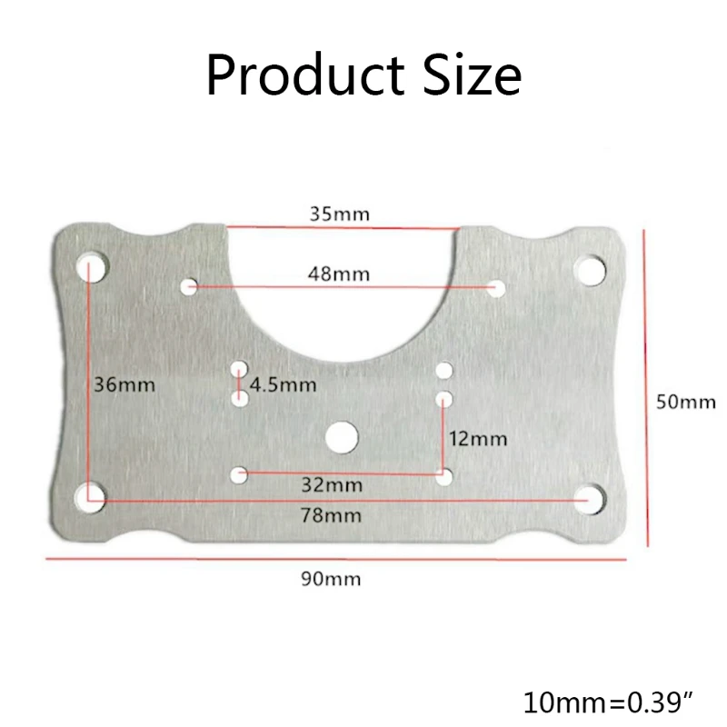 4 Pcs Cabinet Hinge Repair Pla - Cabinet Hinge Overlay review and price