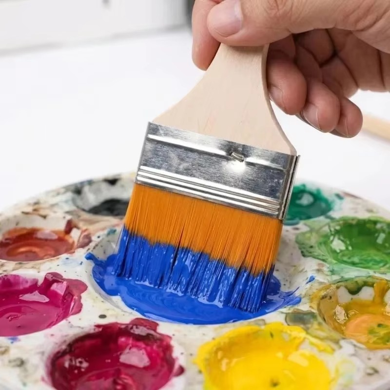 Wooden Handle Flat Paint Brush - Furniture Hardware Manufacturer review and price